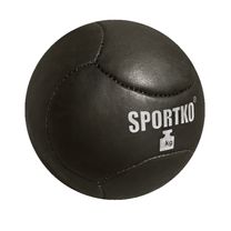Медбол (медицинский мяч) Sportko из натуральной кожи 1кг (МДК58)